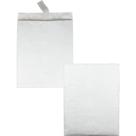 Quality Park Survivor Plus Tyvek Bubble Mailers - Bubble - 10" Width x 13" Length - Self-sealing - Tyvek - 25 / Box - White