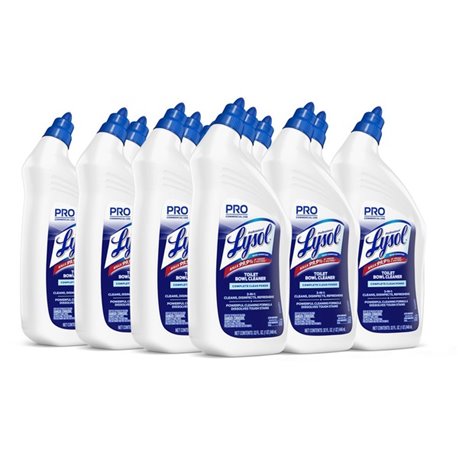 Professional Lysol Power Toilet Bowl Cleaner - For Nonporous Surface, Hard Surface, Restroom, Toilet Bowl - 32 fl oz (1 quart) -