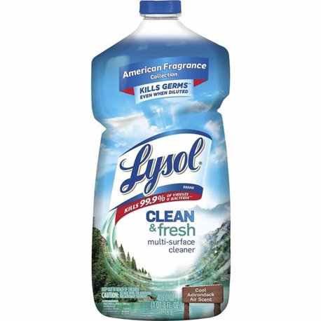 Lysol Multisurface Disinfectant - For Multipurpose - 40 oz (2.50 lb) - Cool Adirondack Air Scent - 1 Each - Versatile, Long Last