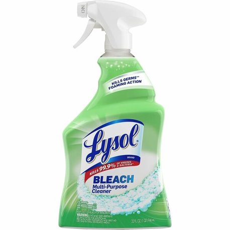 Lysol Multi-Purpose Cleaner with Bleach - For Multipurpose - 32 fl oz (1 quart) - 1 Each - Kill Germs, Disinfectant, Anti-bacter