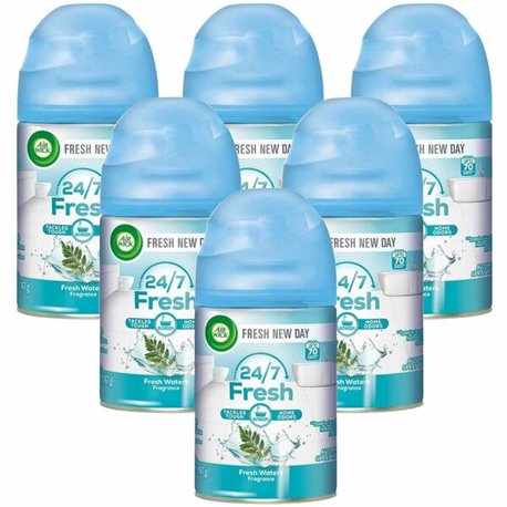 Air Wick Freshmatic Air Freshener Spray Refill - Spray - 5.9 fl oz (0.2 quart) - Freshwater - 60 Day - 6 / Carton - Odor Neutral