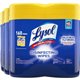 Lysol Disinfecting Wipes - Lemon Lime Scent - 80 / Canister - 6 / Carton - Pre-moistened, Disinfectant, Antibacterial - White