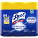 Lysol Disinfecting Wipes 3-pack - Lemon Scent - 35 / Canister - 3 / Pack - Disinfectant, Antibacterial - White