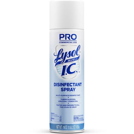 Lysol I.C. Disinfectant Spray - For Hard Surface, Nonporous Surface - 19 fl oz (0.6 quart) - 1 Each - Anti-bacterial, Disinfecta