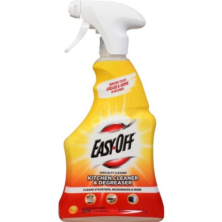 Easy-Off Specialty Kitchen Degreaser - For Multipurpose - 16 fl oz (0.5 quart) - Lemon Scent - 1 Each - Clear