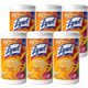 Lysol Brand New Day Disinfecting Wipes - Mango Scent - 80 / Canister - 6 / Carton - Disinfectant, Pre-moistened, Strong - White