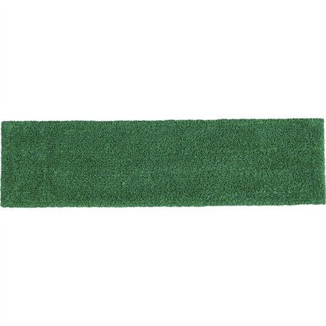 Rubbermaid Commercial Adaptable Flat Mop Microfiber Pad - 19.5" Length x 5.5" Depth - MicroFiber - Green - 1Each