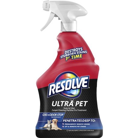 Resolve Ultra Stain/Odor Remover - For Cat, Dog - Recommended for Stain Removal, Odor Removal, Urine Stain, Feces, Urine Smell, 