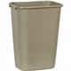 Rubbermaid Commercial 41 QT Large Deskside Wastebasket - 10.25 gal Capacity - Rectangular - Durable, Dent Resistant, Rust Resist