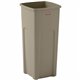 Rubbermaid Commercial Untouchable Square Container - 23 gal Capacity - Square - Crack Resistant - 32.9" Height x 16.5" Width x 1