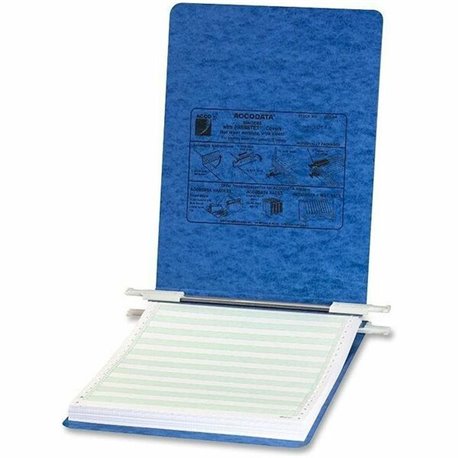 ACCO PRESSTEX Unburst Sheet Covers - 6" Binder Capacity - Letter - 8 1/2" x 11" Sheet Size - Light Blue - Recycled - Retractable