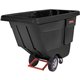 Rubbermaid Commercial 850lb Capacity Utility Tilt Truck - 850 lb Capacity - x 33.5" Width x 72.2" Depth x 43.8" Height - Black -