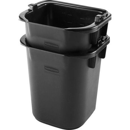 Rubbermaid Commercial Executive 5-quart Heavy-duty Pail - 1.25 gal - Heavy Duty, Durable, Molded Handle - 8.5" x 7.5" - Polyprop