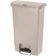 Rubbermaid Commercial Slim Jim 13G Front Step Container - 13 gal Capacity - 28.3" Height x 11.5" Width - Resin, Plastic, Poly - 