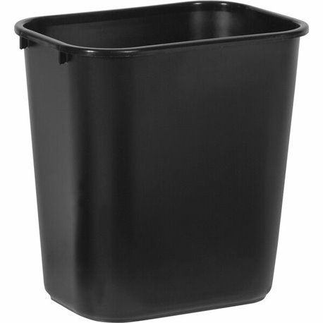 Rubbermaid Commercial 28 QT Medium Deskside Wastebasket - 7 gal Capacity - Rectangular - Durable, Dent Resistant, Rust Resistant