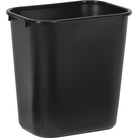 Rubbermaid Commercial 28 QT Medium Deskside Wastebaskets - 7 gal Capacity - Rectangular - Dent Resistant, Durable, Rust Resistan