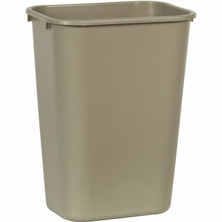 Rubbermaid Commercial 41 QT Large Deskside Wastebasket - 10.25 gal Capacity - Rectangular - Durable, Dent Resistant, Rust Resist