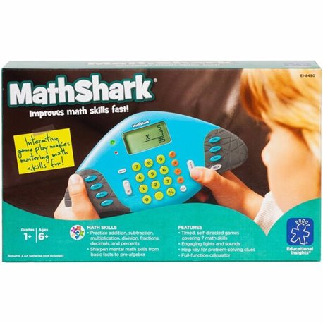 Learning Resources Handheld MathShark Game - Theme/Subject: Learning - Skill Learning: Mathematics, Addition, Subtraction, Multi