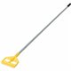 Rubbermaid Commercial Invader Wet Mop Handle - 60" Length - Gray, Yellow - Aluminum, Vinyl - 1 Each
