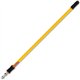 Rubbermaid Commercial 4'-8' Quick Connect Extension Pole - 96" Length - 1.40" Diameter - Yellow - Aluminum - 1 Each