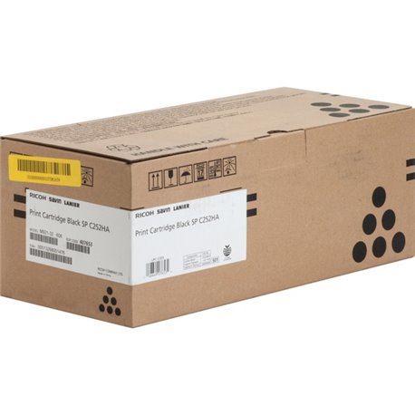 Ricoh SP C252HA Original Toner Cartridge - Laser - 6500 Pages - Black - 1 Each