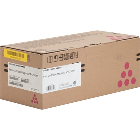 Ricoh SP C252HA Original Toner Cartridge - Laser - 6000 Pages - Magenta - 1 Each