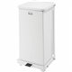 Rubbermaid Commercial Defenders Steel Step Cans - Waste Receptacle,Step,Steel,6.5 Gal,10.5"x10.5"x20.5" ,WE