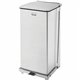 Rubbermaid Commercial Defenders Square Step Can - 13 gal Capacity - Square - Foot Pedal, Fire-Safe, Leak Proof - 30" Height x 15