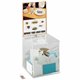 Safco Customizable Locking Acrylic Collection Box - 5.75" x 0.50" - 21" Height x 9.3" Width x 9.3" Depth - Lockable - Clear - Ac