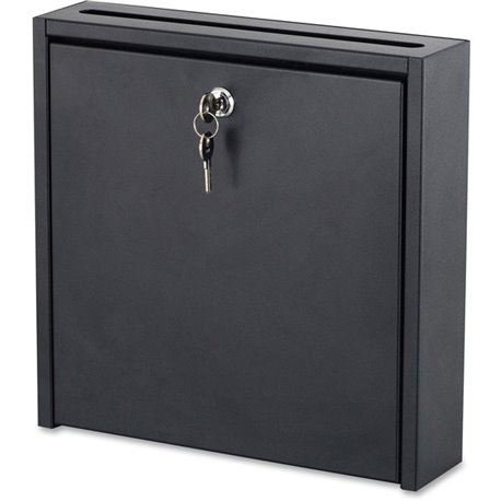 Safco 12 x 12" Wall-Mounted Inter-department Mailbox with Lock - External Dimensions: 12" Width x 12" Height - 2.92 gal - Media 