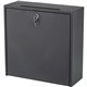 Safco Wall-mounted Inter-department Locking Mailbox - 12" Height - External Dimensions: 18" Width x 7.3" Depth x 18" Height - Hi