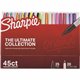 Sharpie Ultimate Collection Permanent Markers - Fine, Ultra Fine Marker Point - Assorted - 45 / Box