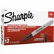 Sharpie Pen-style Permanent Marker - Fine Marker Point - Black Alcohol Based Ink - 12 / Box