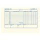 Rediform Daily Time Clock Cards - 100 Sheet(s) - Gummed - 1 Part - 4.25" x 7" Sheet Size - White - Manila Sheet(s) - 1 / Pad