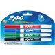 Expo Low-Odor Dry-erase Markers - Fine Marker Point - Assorted - 4 / Set