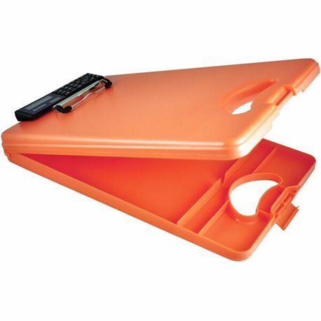 Saunders DeskMate II 00543 Portable Storage Clipboard - 0.50" Clip Capacity - Storage for Stationary - Bottom Opening - 10" x 16