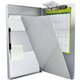 Saunders Snapak Side-open Storage Form Holder - 0.50" Clip Capacity - Storage for 30 Sheet - Side Opening - 8 1/2" x 14" - Alumi