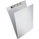 Saunders Aluminum Clipboard with Writing Plate - 0.50" Clip Capacity - 8 1/2" x 12" - Spring Clip - Aluminum - 1 Each