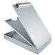 Saunders Cruiser Mate Form Holder with Storage - 1" Clip Capacity - Storage for Stationary - 8 1/2" x 12" - Aluminum - Silver - 