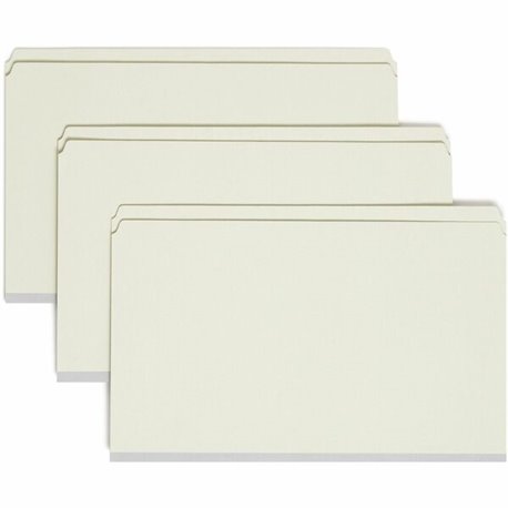 Smead Straight Tab Cut Legal Recycled Fastener Folder - 8 1/2" x 14" - 2" Expansion - 2 x 2S Fastener(s) - 2" Fastener Capacity 