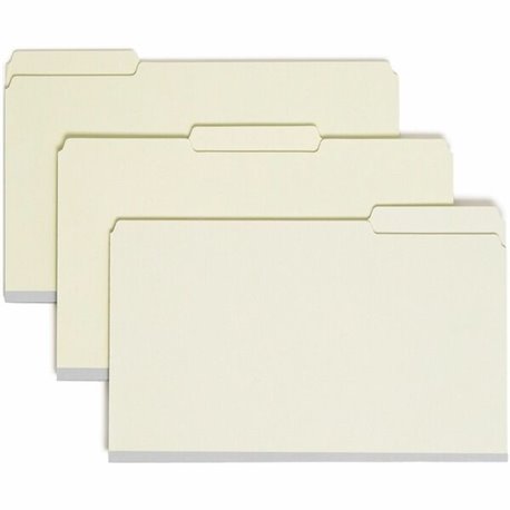 Smead 1/3 Tab Cut Legal Recycled Fastener Folder - 8 1/2" x 14" - 1" Expansion - 2 x 2S Fastener(s) - 2" Fastener Capacity for F