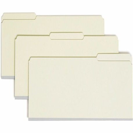 Smead 1/3 Tab Cut Legal Recycled Fastener Folder - 8 1/2" x 14" - 2" Expansion - 2 x 2S Fastener(s) - 2" Fastener Capacity for F