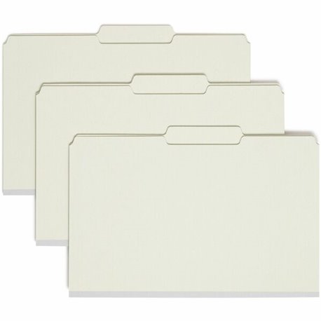 Smead 2/5 Tab Cut Legal Recycled Fastener Folder - 8 1/2" x 14" - 2" Expansion - 2 x 2S Fastener(s) - 2" Fastener Capacity for F