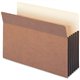 Smead Straight Tab Cut Legal Recycled File Pocket - 8 1/2" x 14" - 5 1/4" Expansion - Top Tab Location - Redrope - Redrope - 30%