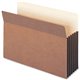 Smead TUFF Straight Tab Cut Legal Recycled File Pocket - 8 1/2" x 14" - 1200 Sheet Capacity - 5 1/4" Expansion - Redrope - 30% R