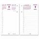 Brownline Daily Calendar Pad Refill 6" x 3-1/2" , English - Daily - 1 Year - January 2025 - December 2025 - 7:00 AM to 6:30 PM -