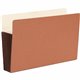 Smead TUFF Straight Tab Cut Legal Recycled File Pocket - 8 1/2" x 14" - 1600 Sheet Capacity - 7" Expansion - Redrope - 30% Recyc