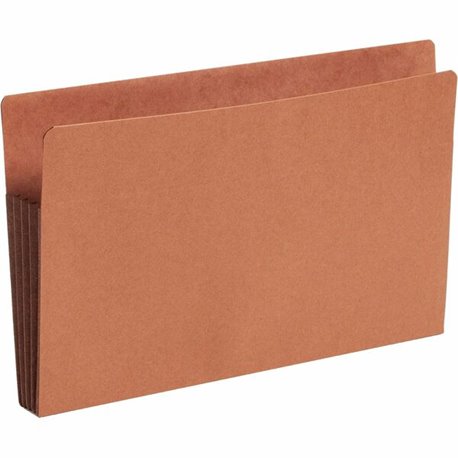 Smead Straight Tab Cut Legal Recycled File Pocket - 8 1/2" x 14" - 3 1/2" Expansion - 1 Pocket(s) - End Tab Location - Top Tab P