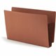 Smead Straight Tab Cut Legal Recycled File Pocket - 8 1/2" x 14" - 5 1/4" Expansion - Redrope - Dark Brown - 30% Recycled - 10 /