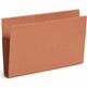 Smead TUFF Straight Tab Cut Legal Recycled File Pocket - 8 1/2" x 14" - 5 1/4" Expansion - Redrope - Redrope - 30% Recycled - 10